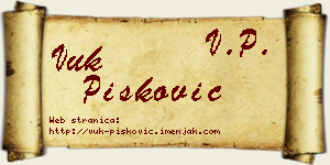 Vuk Pisković vizit kartica